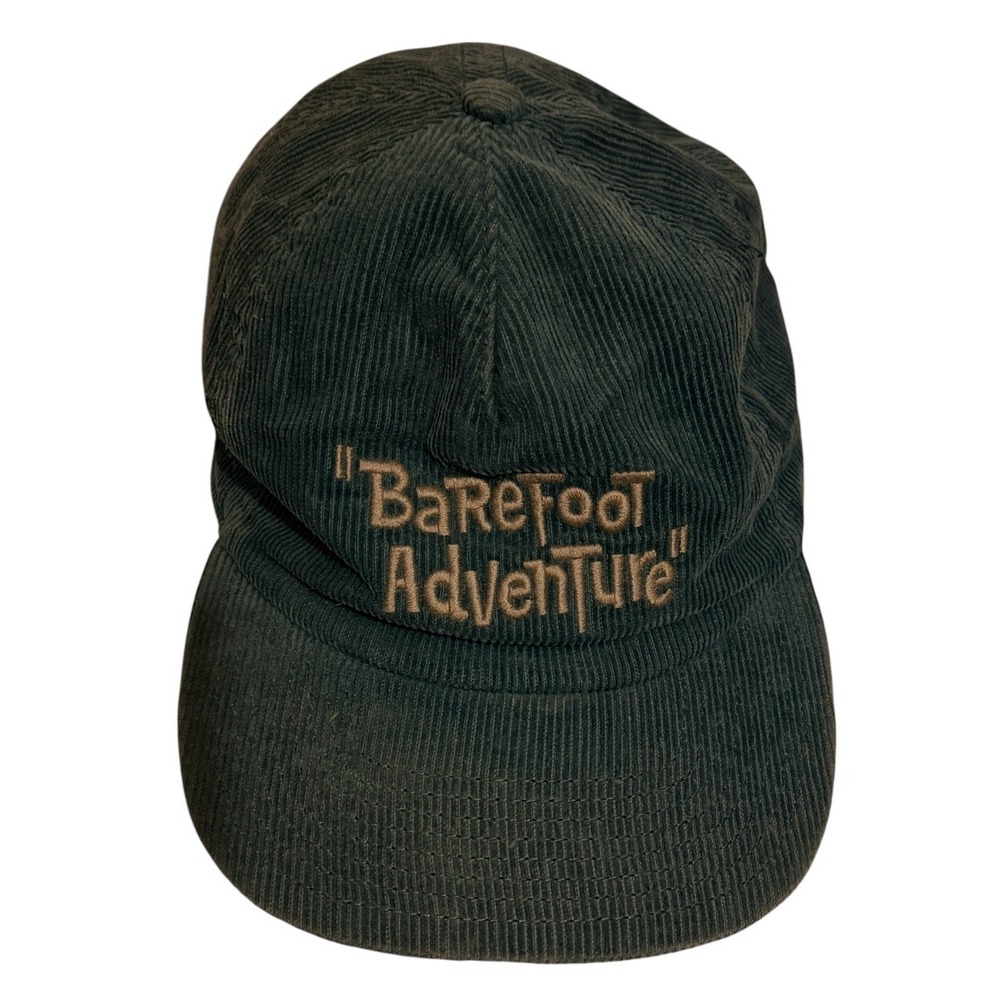 Outerknown Barefoot Adventure Corduroy‎ Hat Hemp Organic Cotton OS Green Cap